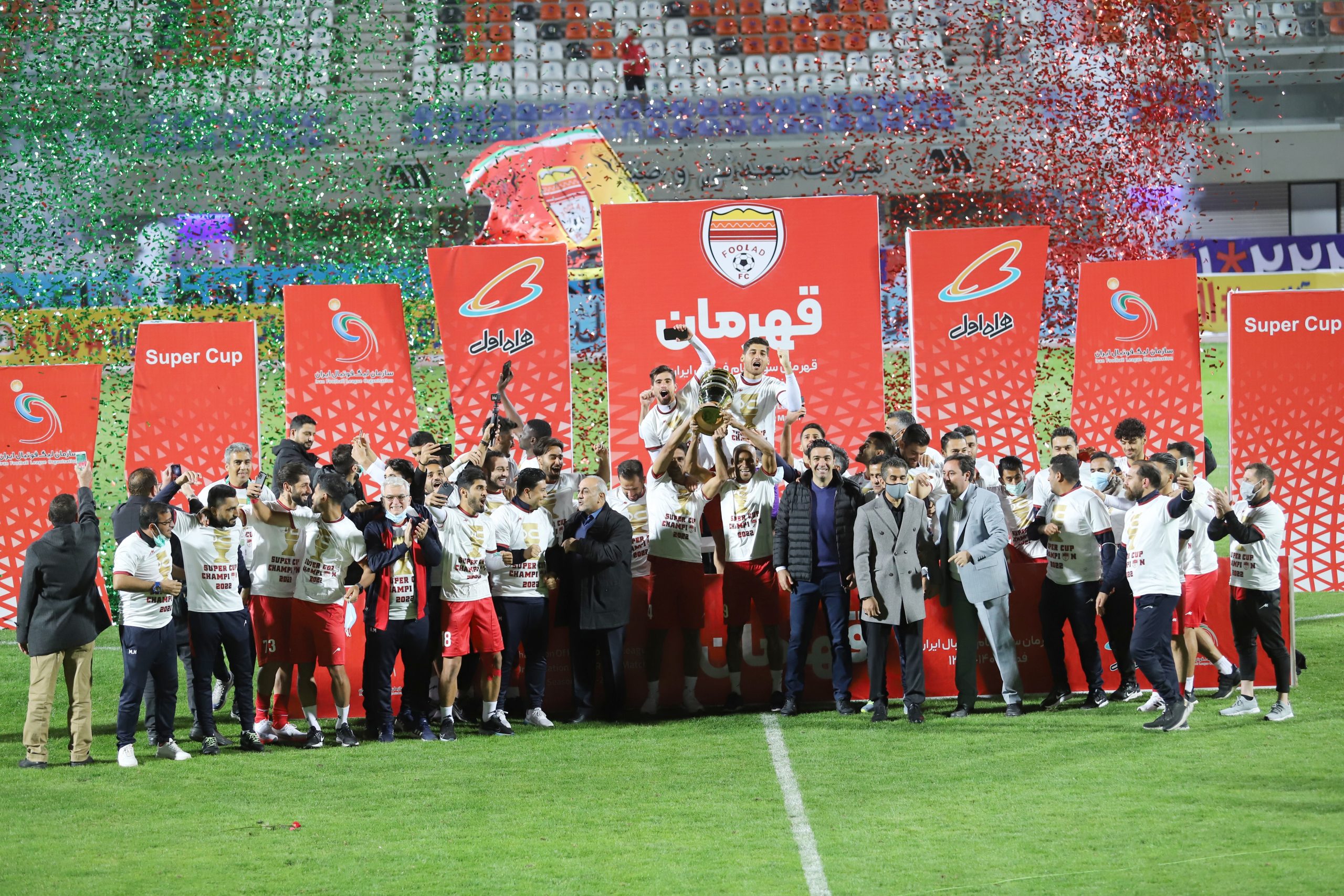 گزارش تصویری/قهرمانی فولاد در سوپر جام بابرتری مقابل پرسپولیس