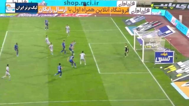 گل اول استقلال به شهر خودرو + فیلم