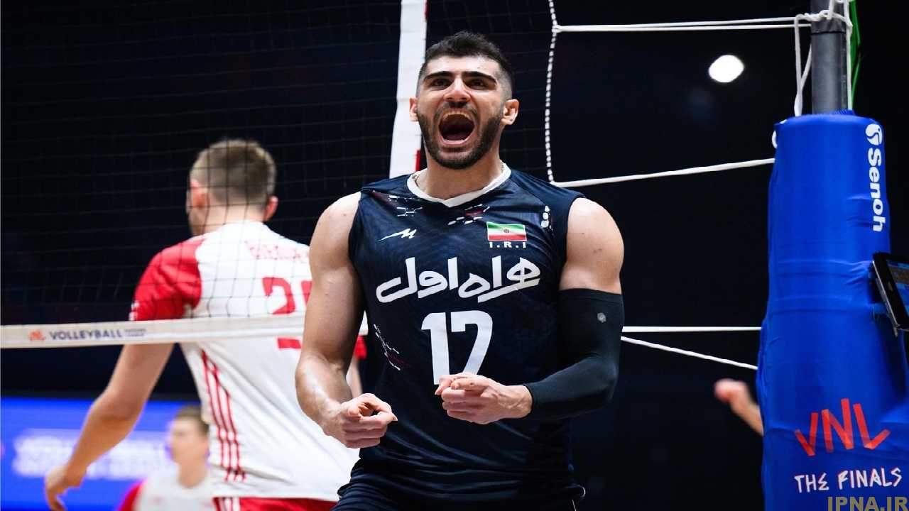 اسماعیل نژاد، امتیاز آور ترین بازیکن در رقابت ایران و لهستان