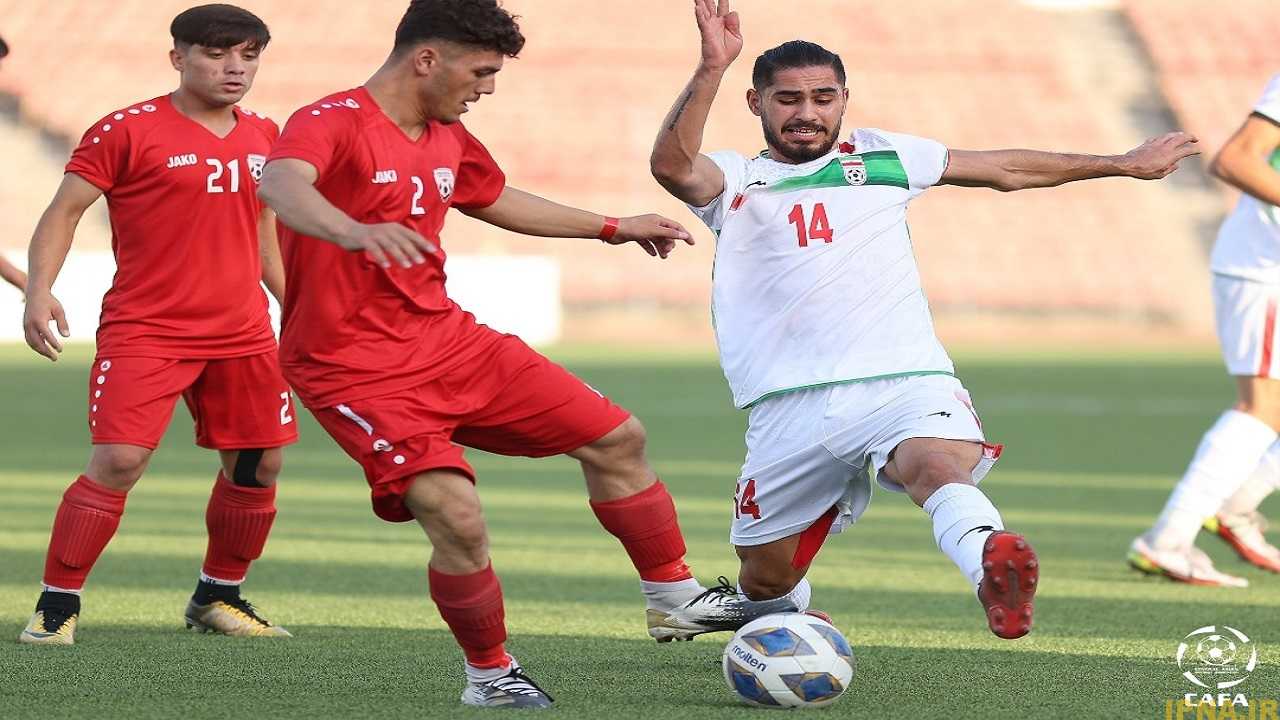 پیروزی تیم ملی فوتبال جوانان برابر افغانستان