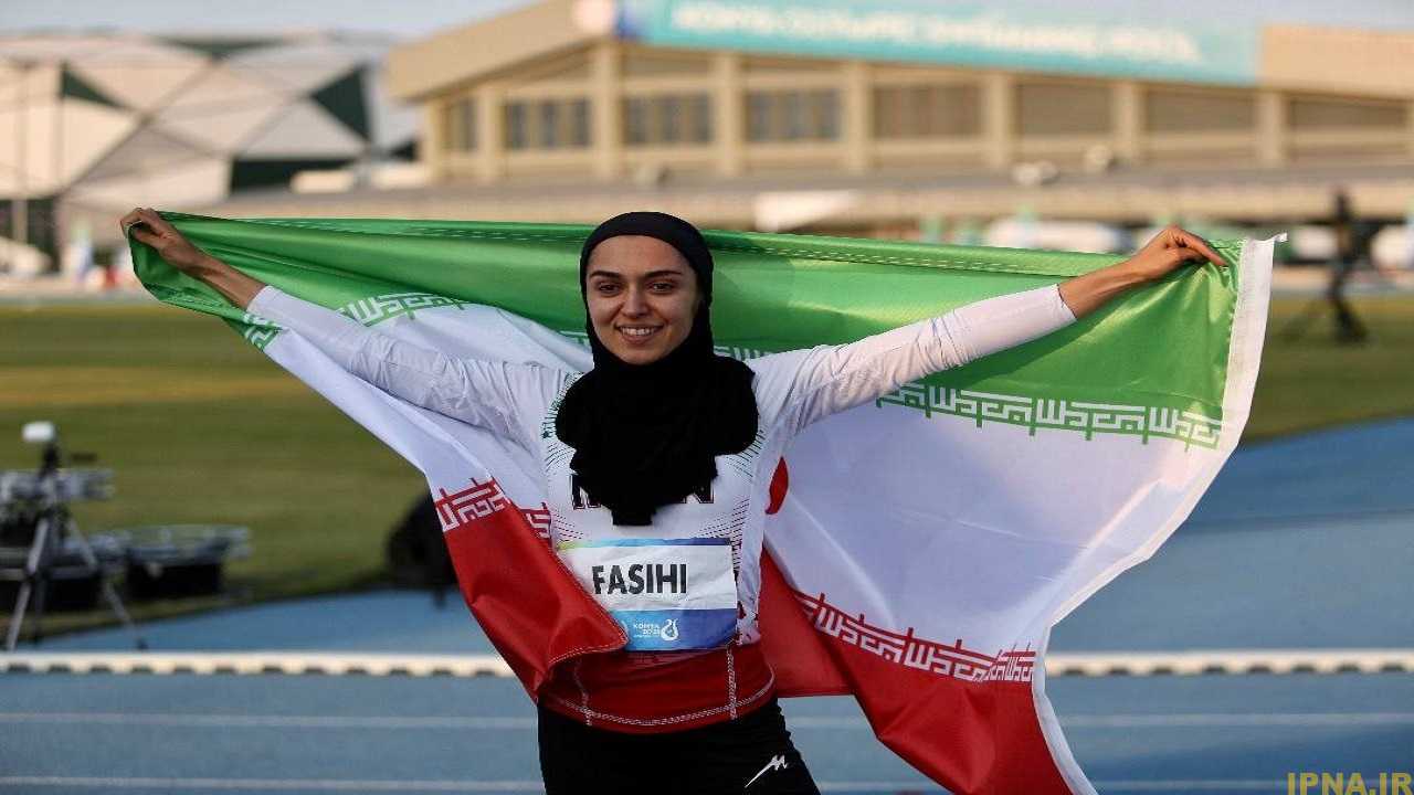 فصیحی نایب قهرمان ماده ۱۰۰متر مسابقات کشورهای اسلامی شد