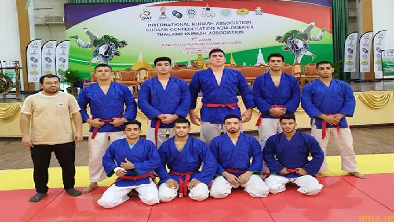 ۵ مدال، حاصل کار ملی پوشان کوراش در قهرمانی آسیا