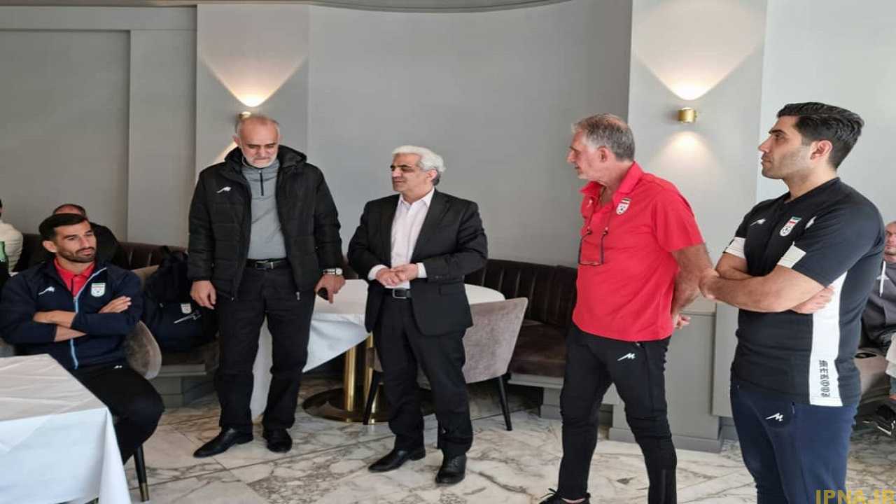 دیدار سفیر ایران در اتریش با ملی‌پوشان فوتبال