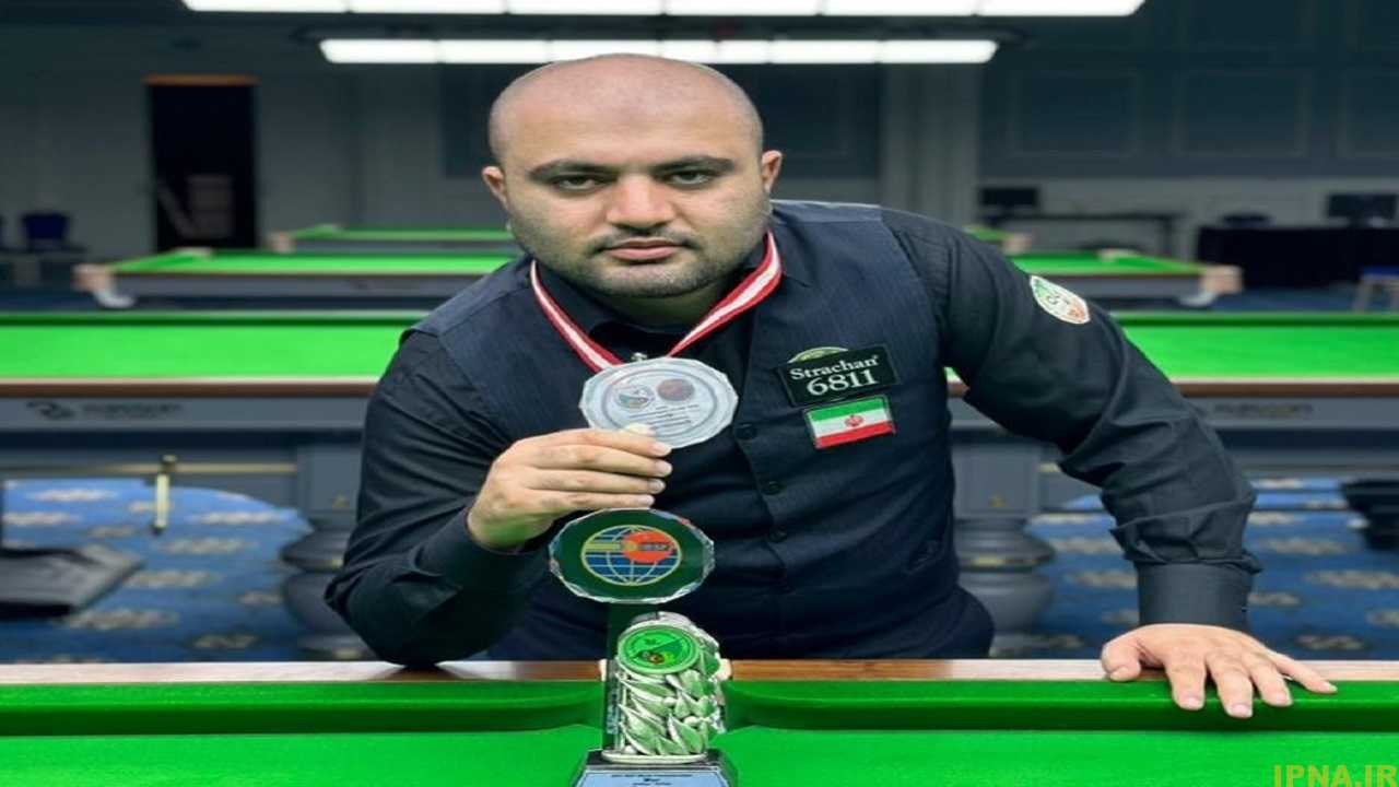 امیر سرخوش نائب قهرمان اسنوکر جهان شد