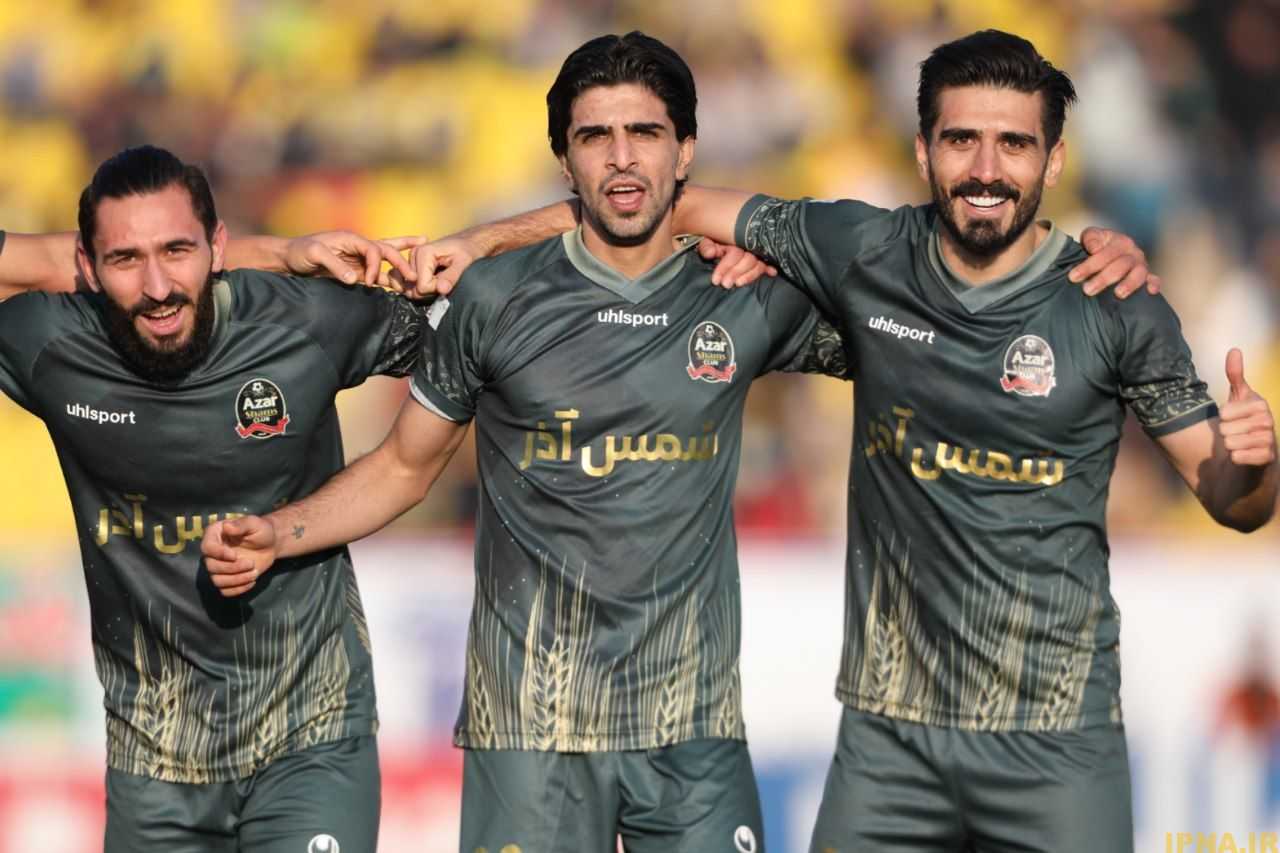 گزارش تصویری از برد ۴ بر صفر شمس آذر قزوین مقابل چوکا تالش