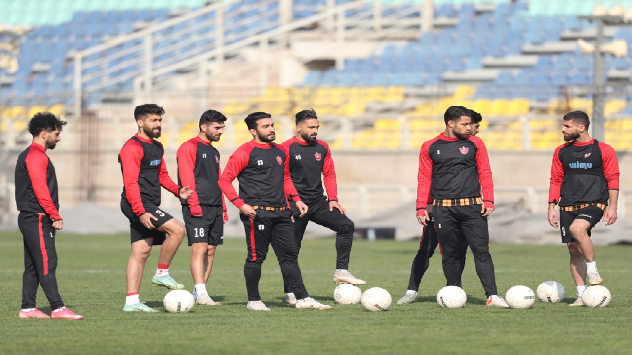 آخرین تمرین پرسپولیس پیش از بازی برابر ون پارس برگزار شد