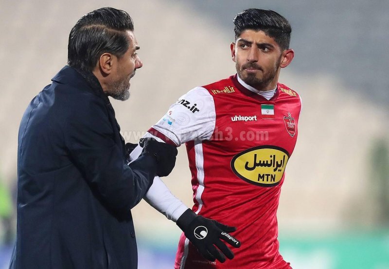 غیبت هافبک پرسپولیس مقابل ذوب آهن