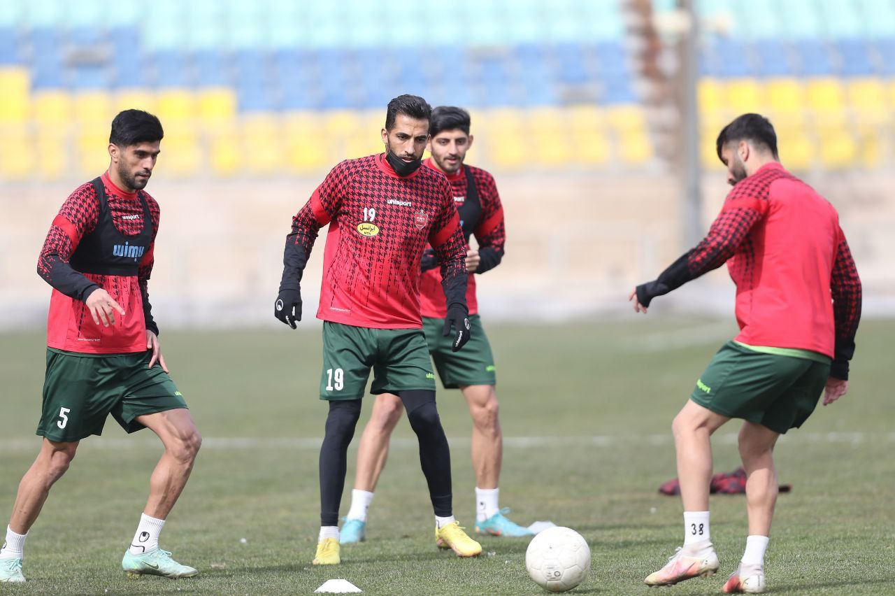 پرسپولیسی‌ها بدون مصدوم زیر نظر یحیی تمرین کردند