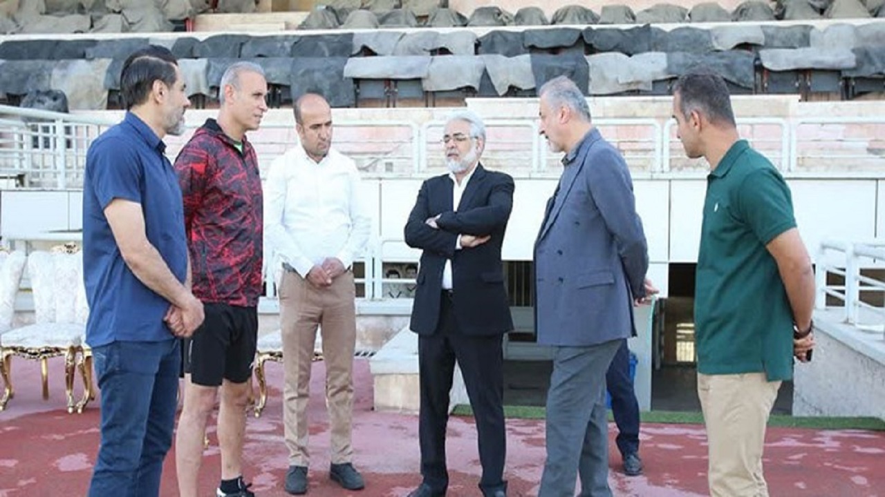 حضور قربان زاده در تمرین پرسپولیس
