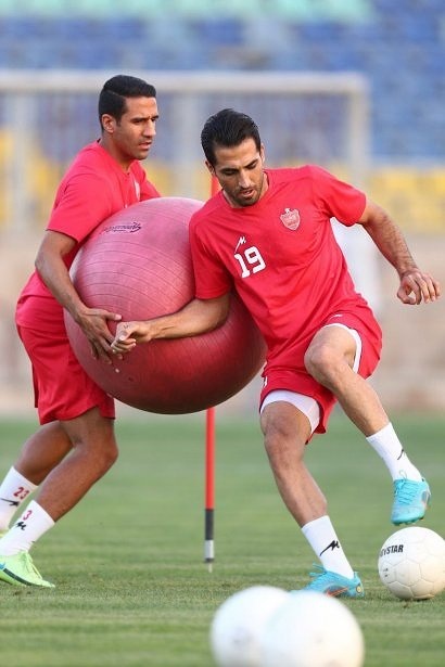 اولین تمرین ریگی با پرسپولیس