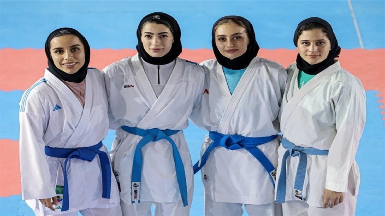کاراته قهرمانی آسیا/ صعود مقتدرانه دختران ایران به دیدار نهایی کومیته تیمی