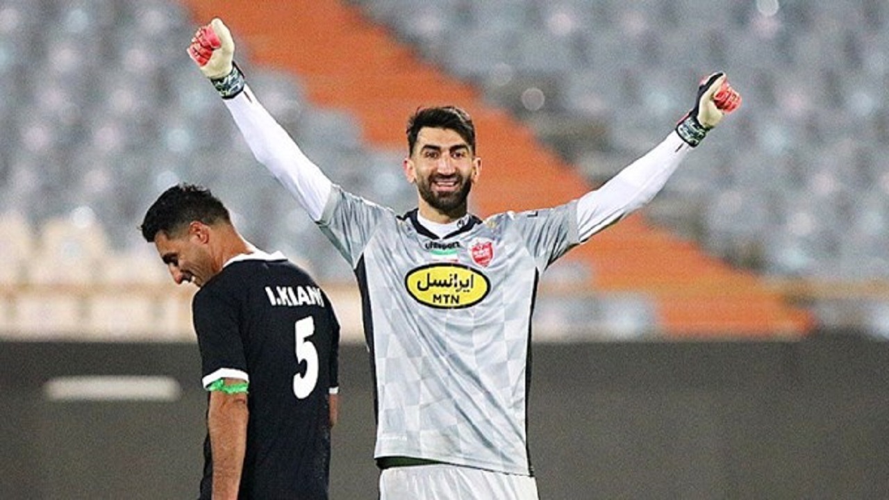 بیرانوند: نگران نداشتن دروازه‌بان دوم پرسپولیس نباشید/ دماغم را خیلی دوست دارم
