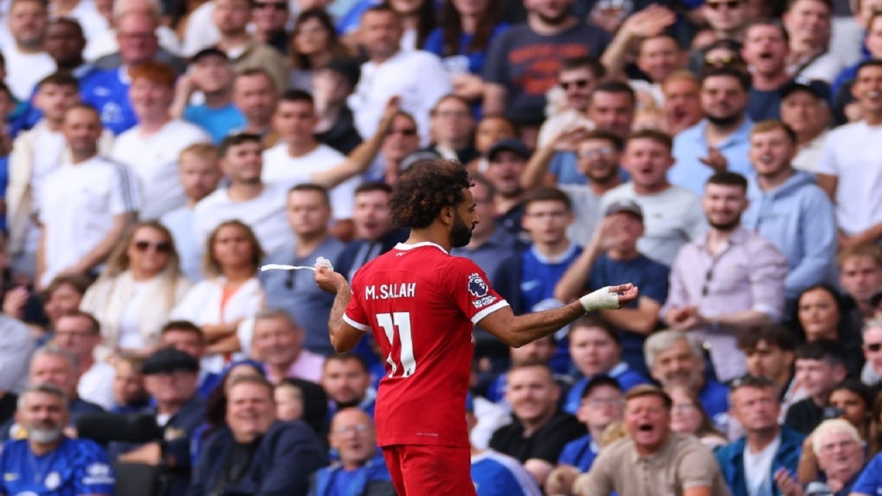 عصبانیت شدید محمد صلاح از یورگن کلوپ و تعویض