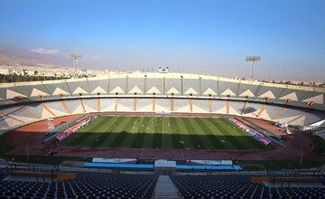عکس| وضعیت عجیب ورزشگاه آزادی در روز بازی پرسپولیس و آلومینیوم