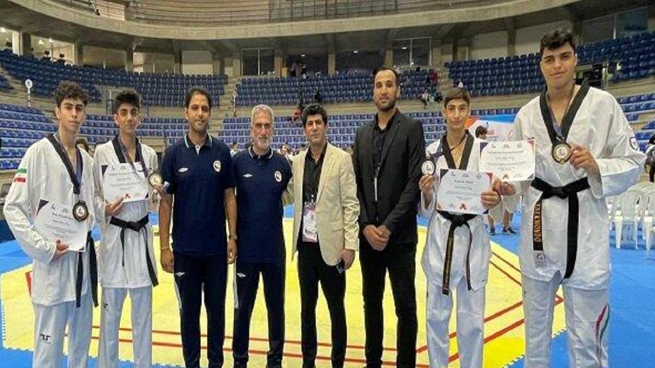 آغاز به کار تکواندوکاران نوجوان ایران با کسب ۷ مدال