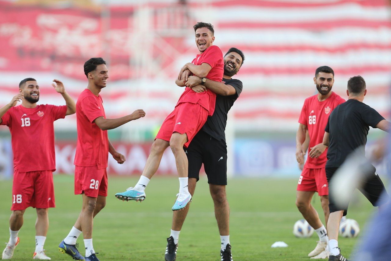 تمرین امروز پرسپولیس قبل از دیدار با النصر