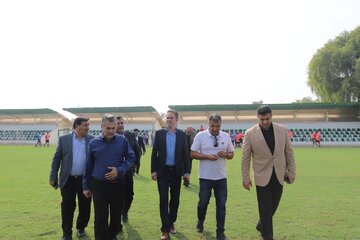بازدید خطیر از ورزشگاه جزیره کیش برای میزبانی استقلال