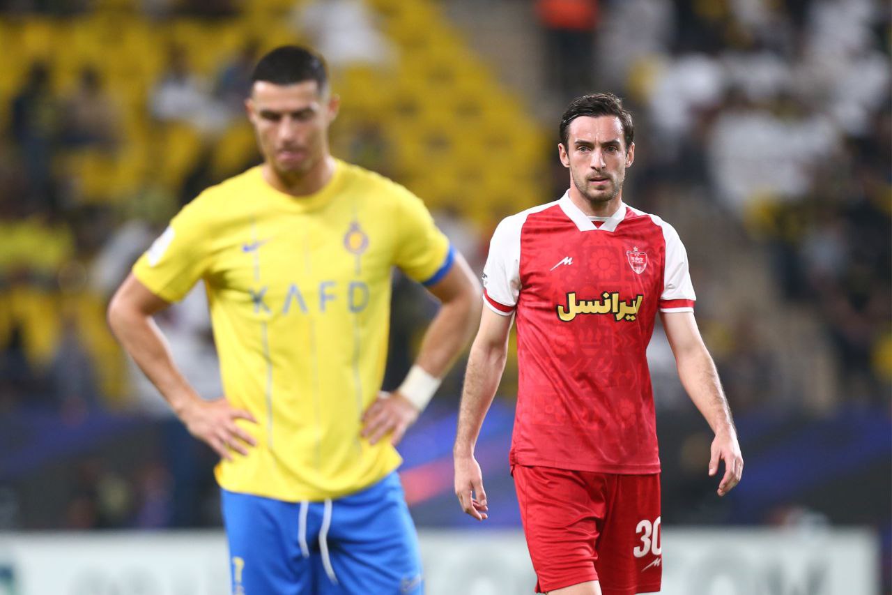 دیدار تیمهای فوتبال النصر عربستان و پرسپولیس ایران از نگاه دوربین