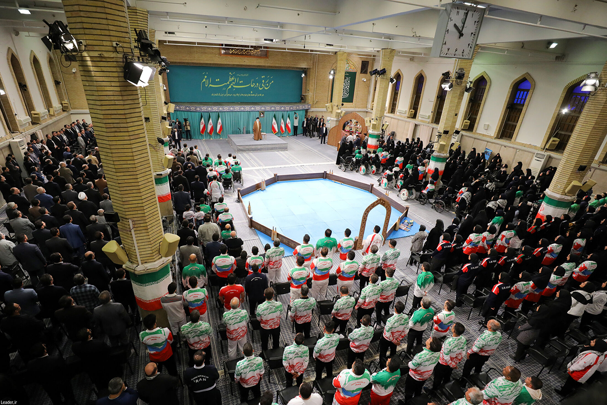 دیدار مدال‌آوران هانگژو و اهالی ورزش با مقام معظم رهبری (۱)