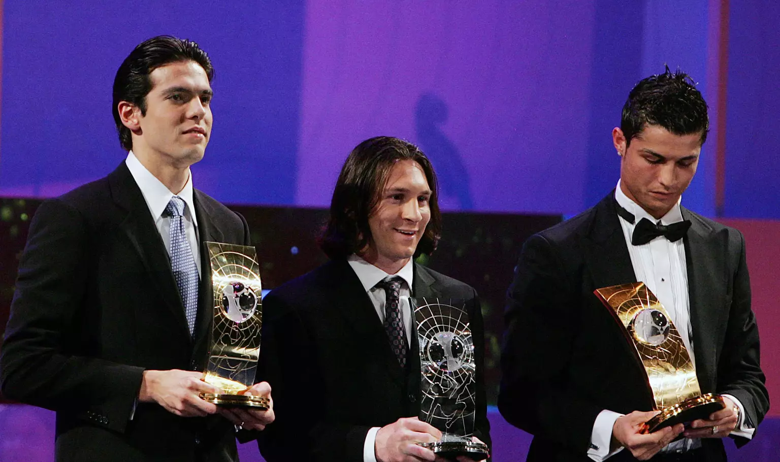 When Messi first went to the FIFA awards