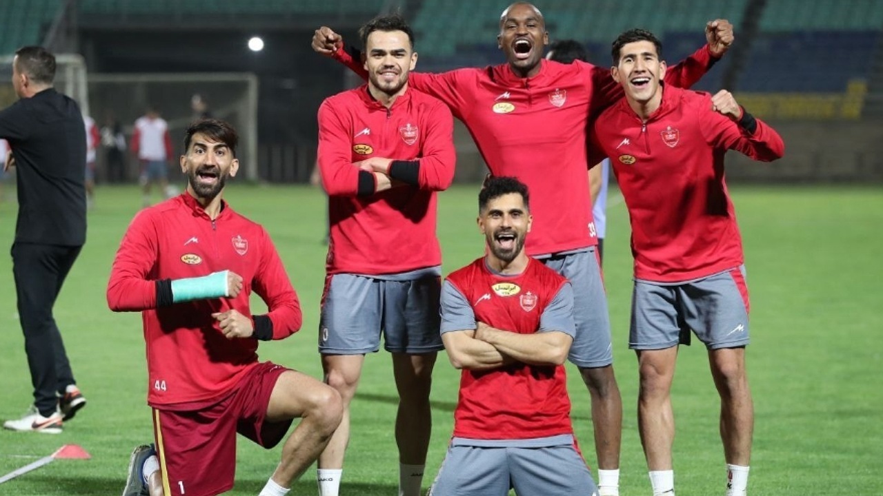 تمرین آدینه پرسپولیس قبل از بازی با گل گهر