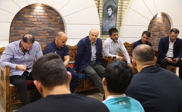 بازدید دبیر کل کمیته ملی المپیک از اردوی تیم های ملی کشتی فرنگی و آزاد
