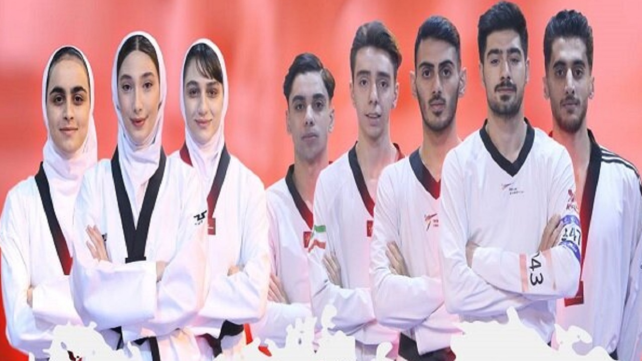 طلا بر گردن حاجی موسایی و یزدانی/ ۵ مدال رنگارنگ حاصل تلاش تکواندوکاران ایرانی