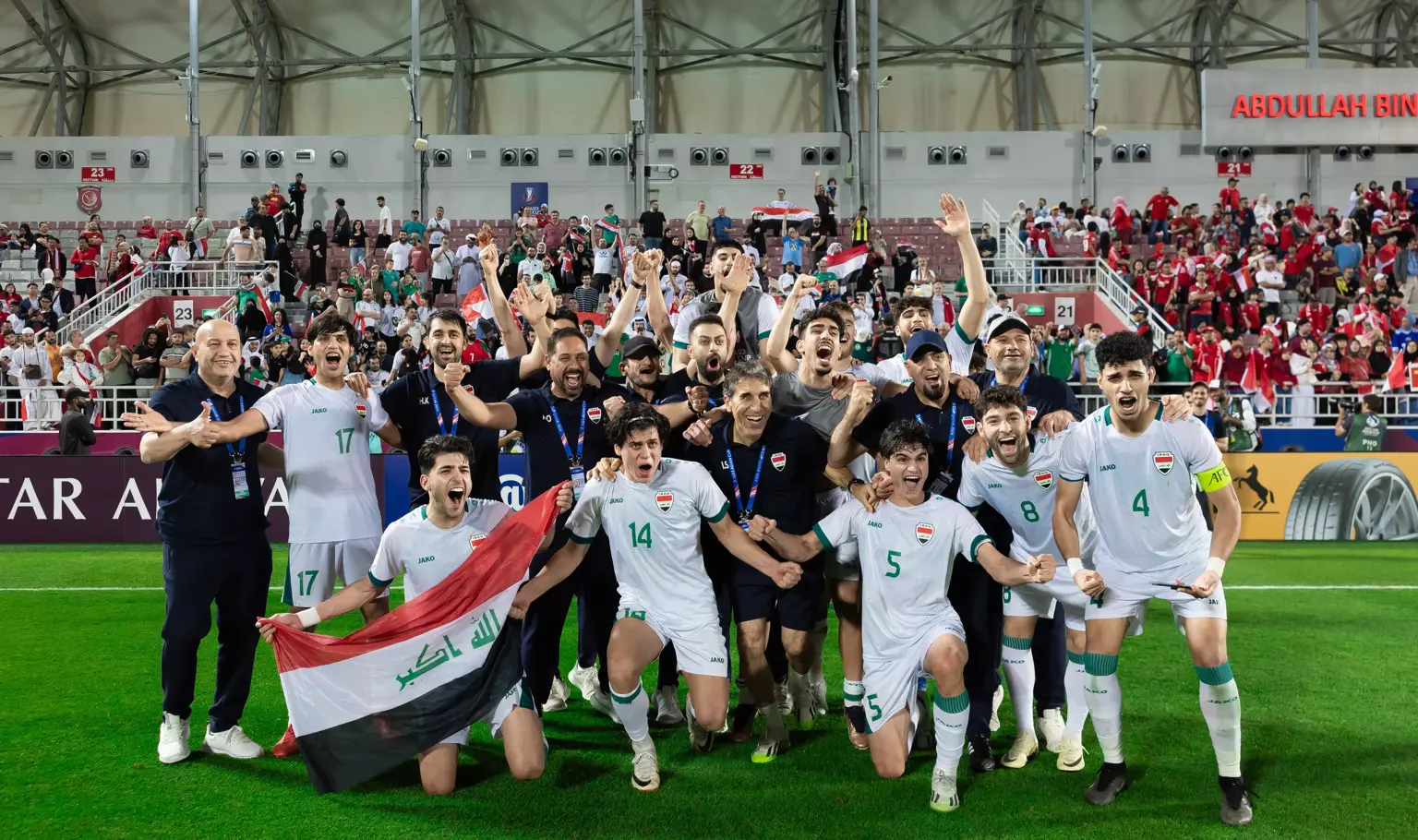 Iraq’s young Lions aiming to end 64-year medal drought.