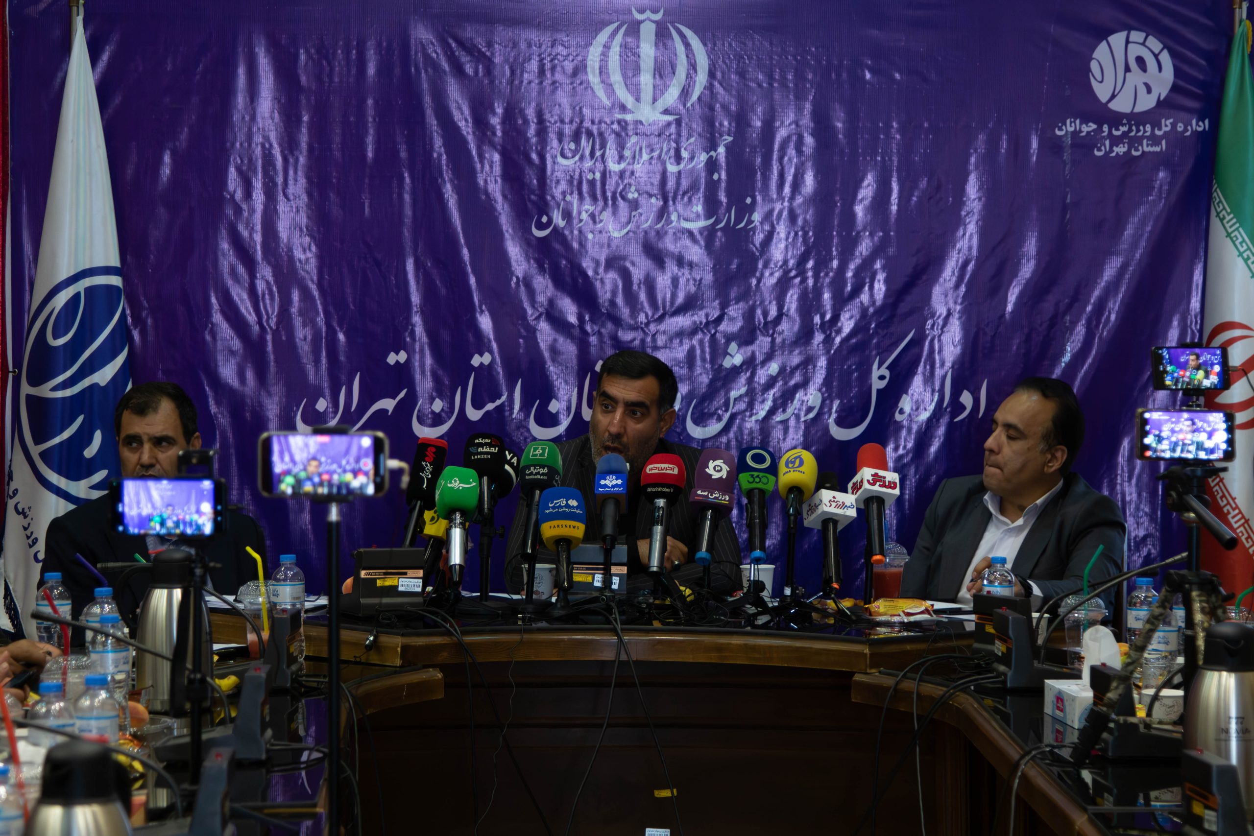گزارش تصویری از نشست خبری علی جوادی مدیر کل ورزش و جوانان استان تهران