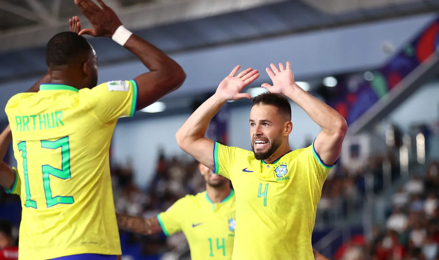 Marcel, Marlon hit hat-tricks as Brazil run riot