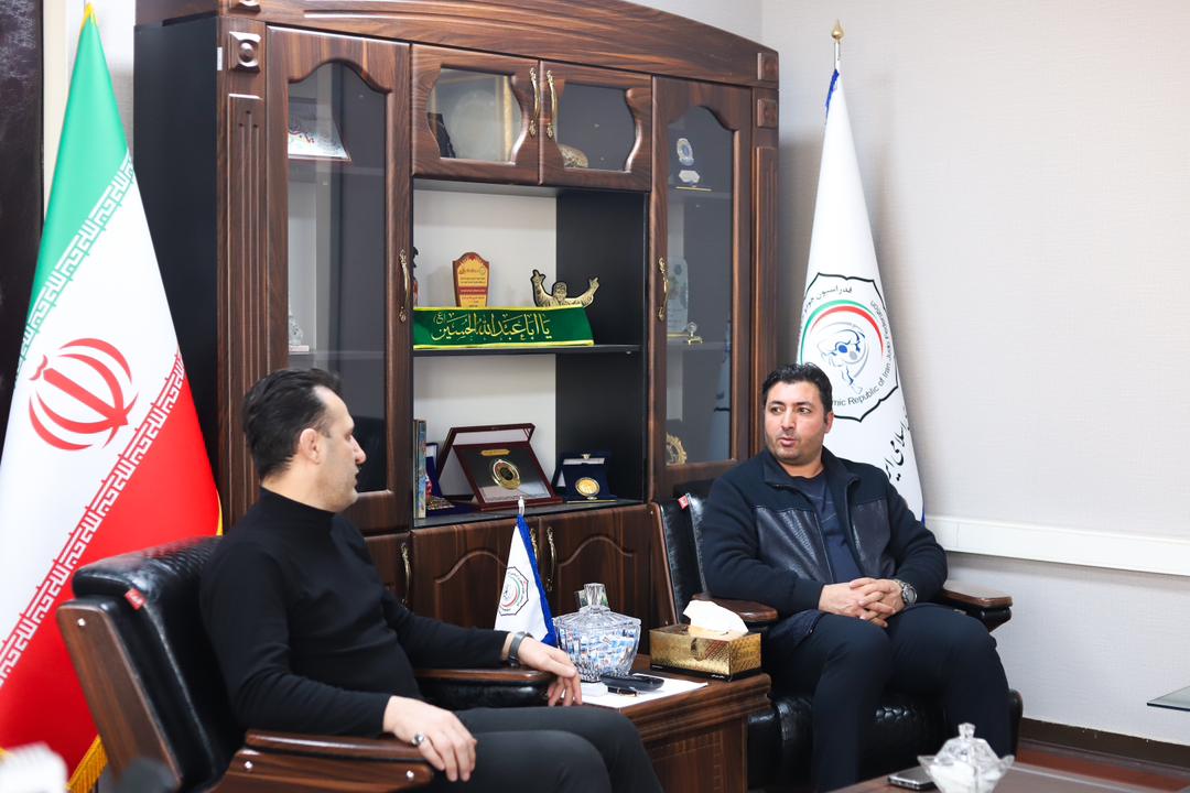 دیدار آرش میراسماعیلی با رییس هیات جودو استان آذربایجان شرقی