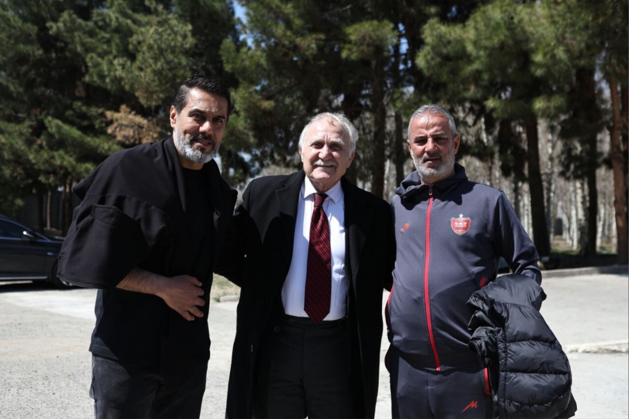 حسین کلانی میهمان تمرین پرسپولیس