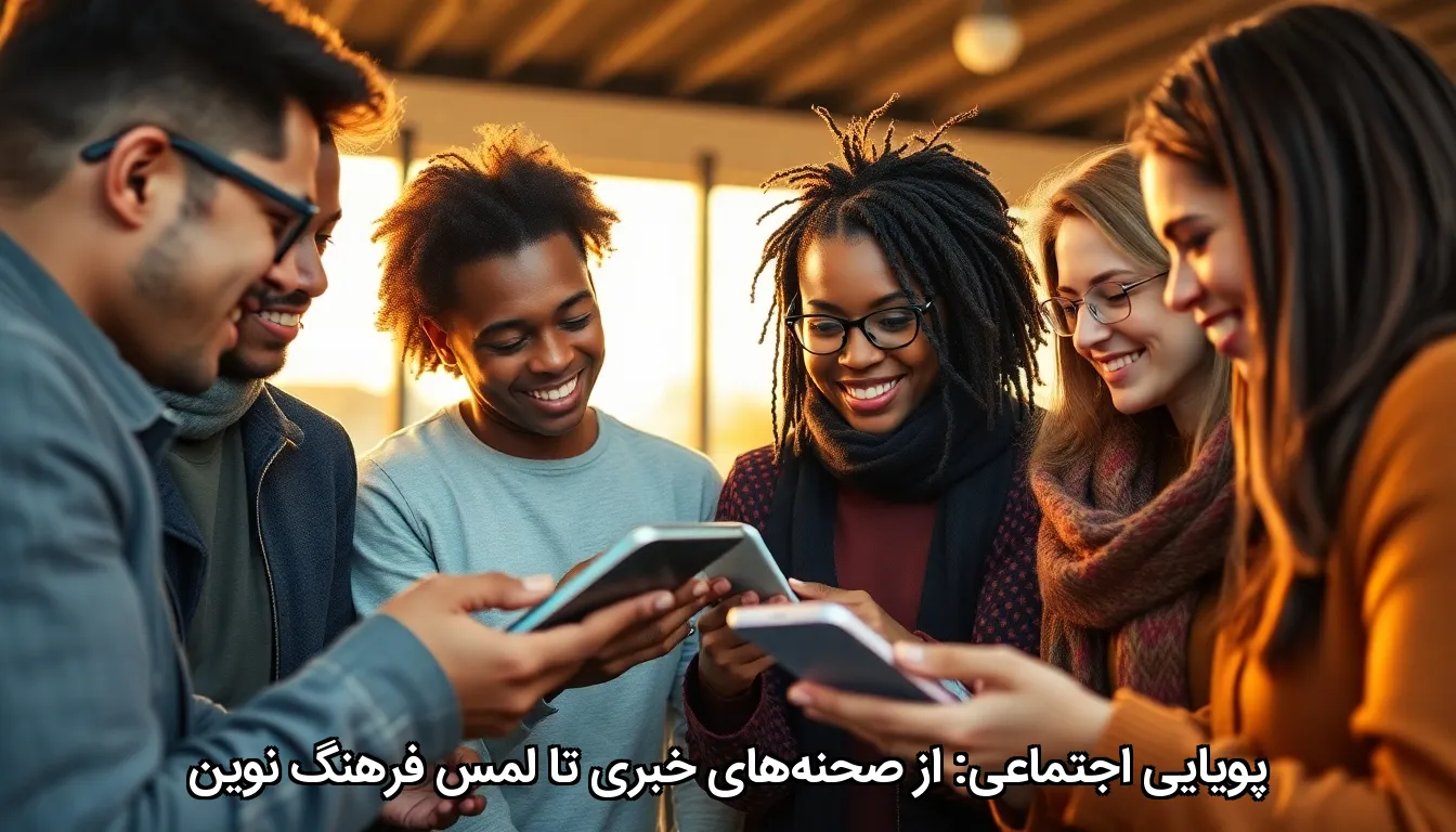 پویایی اجتماعی: از صحنه‌های خبری تا لمس فرهنگ نوین
