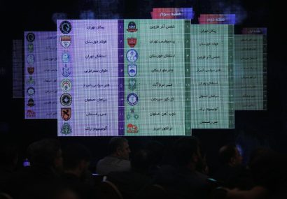 پوشش تصویری مراسم قرعه کشی لیگ برتر