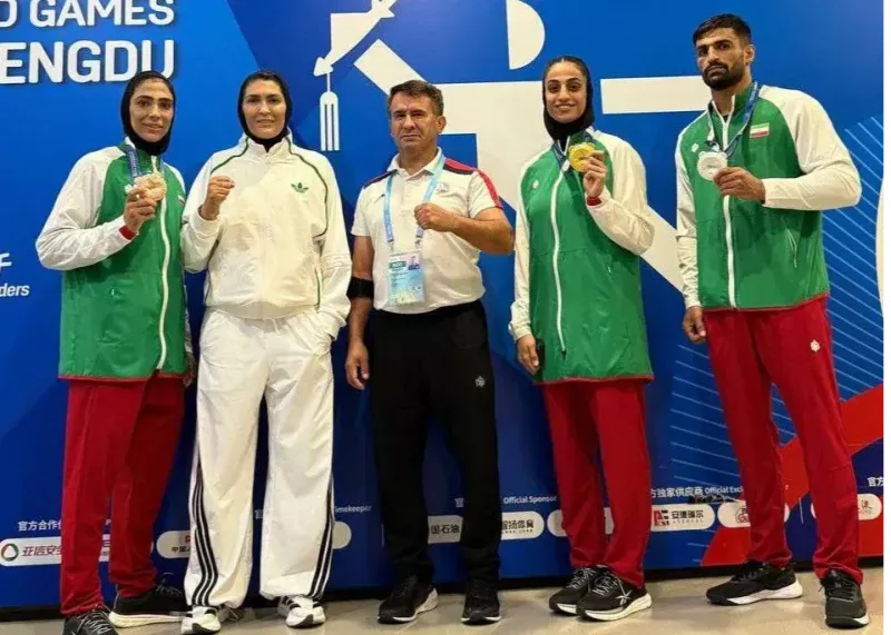 درخشش ووشوکاران ایران در بازی‌های جهانی ۲۰۲۵ چنگ‌دو با ۴ مدال رنگارنگ
