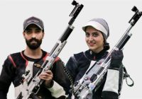 تیم میکس تیراندازی ایران چهارم آسیا شد؛ شکست مقابل ژاپن در تفنگ ۱۰ متر