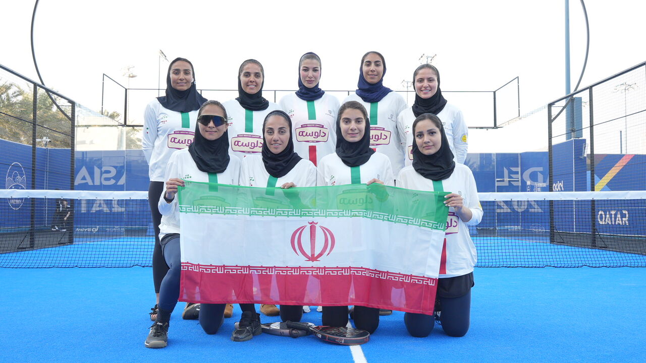 صعود مقتدرانه تیم‌های پدل ایران به نیمه‌نهایی قهرمانی آسیا در قطر