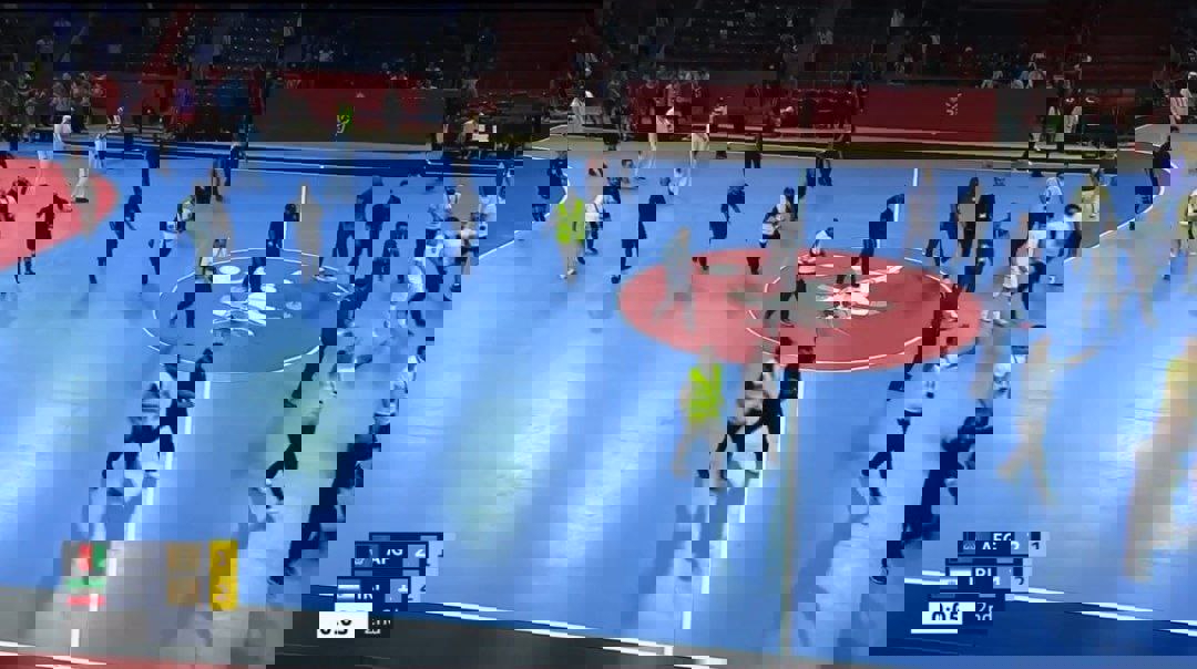 درگیری شدید فوتسال جوانان ایران و افغانستان در ثانیههای پایانی فینال