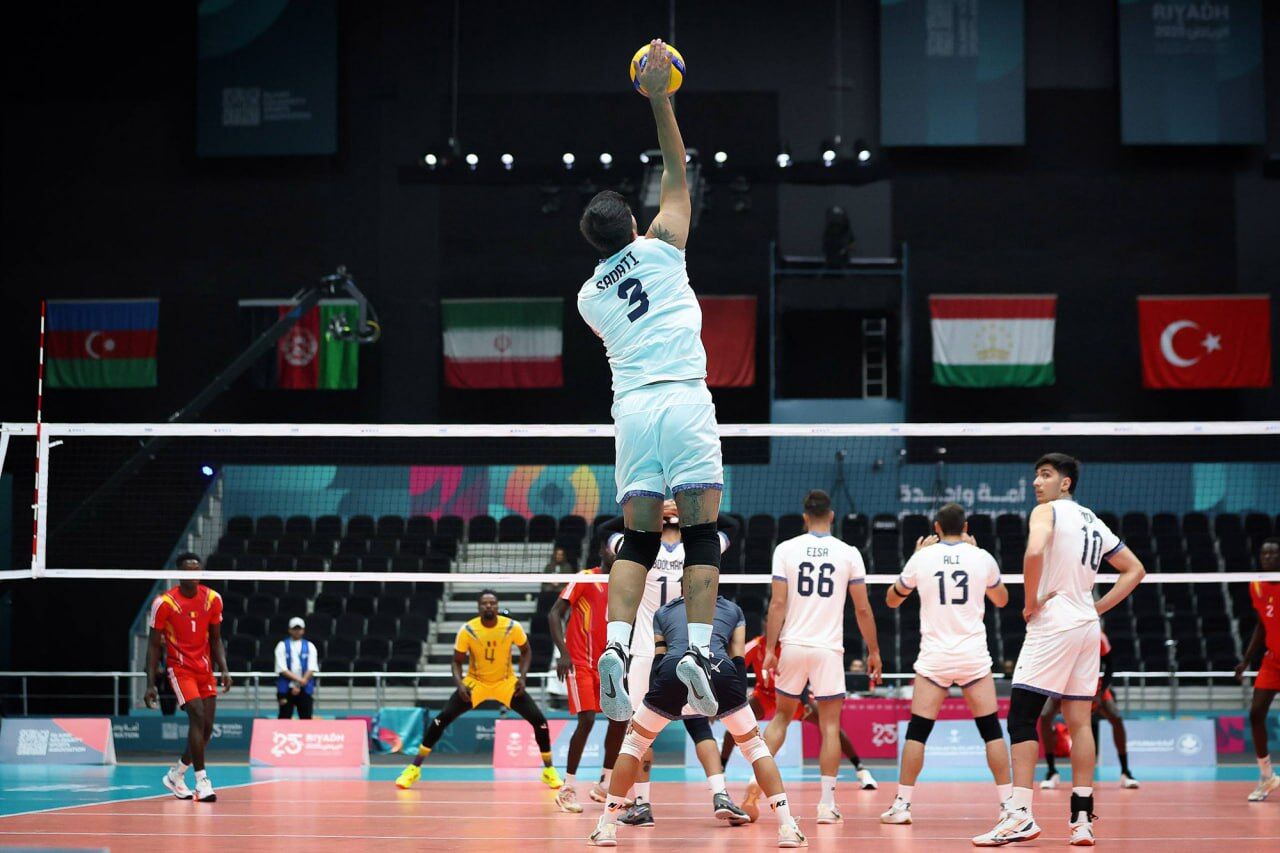 تداوم اقتدار والیبال ایران با چهارمین پیروزی پیاپی در ریاض