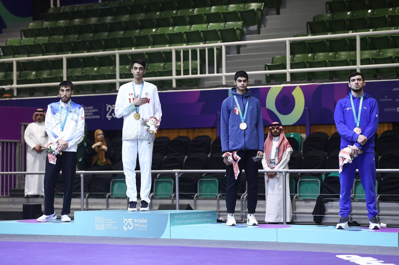 درخشش پی در پی و صعود مدالی ایران در شب رکوردساز رقابت های ریاض