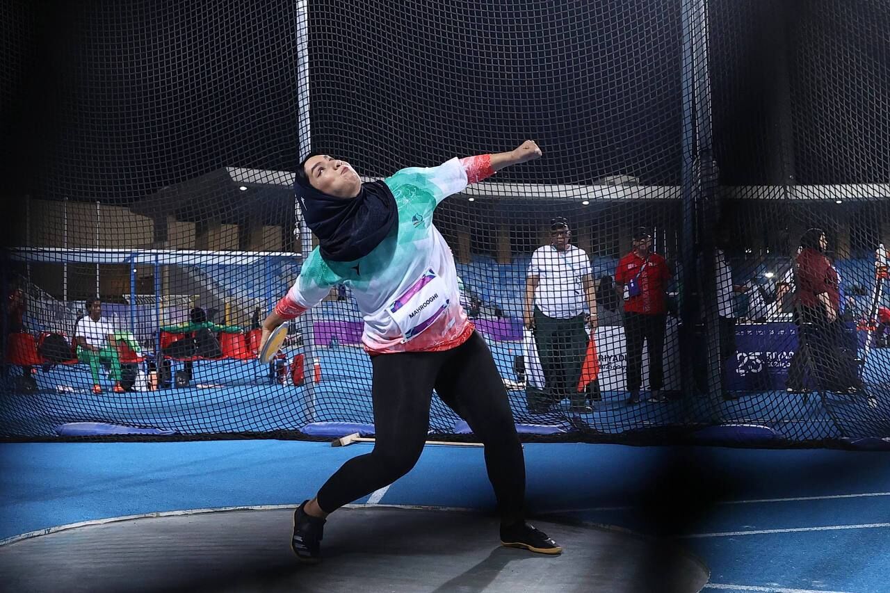 محروقی با رکورد ۴۹.۵۹ متر در پرتاب دیسک ششم شد