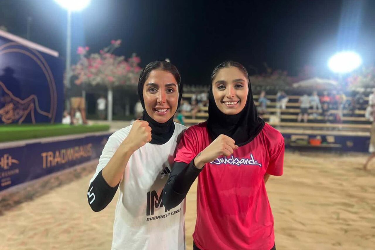 عنوان قهرمانی بانوان BT50 کیش به انواری و هژبر رسید