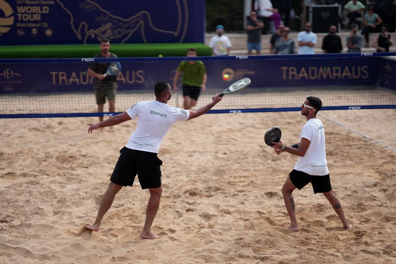 پایان هفته اول تنیس ساحلی BT50 کیش با قهرمانی تیم‌های برتر در دو بخش مردان و زنان