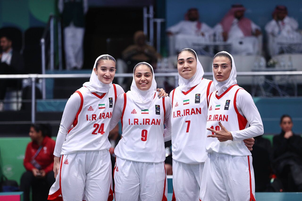 قدرتنمایی دوباره دختران ایران در بسکتبال سه‌به‌سه و ثبت دومین موفقیت در ریاض
