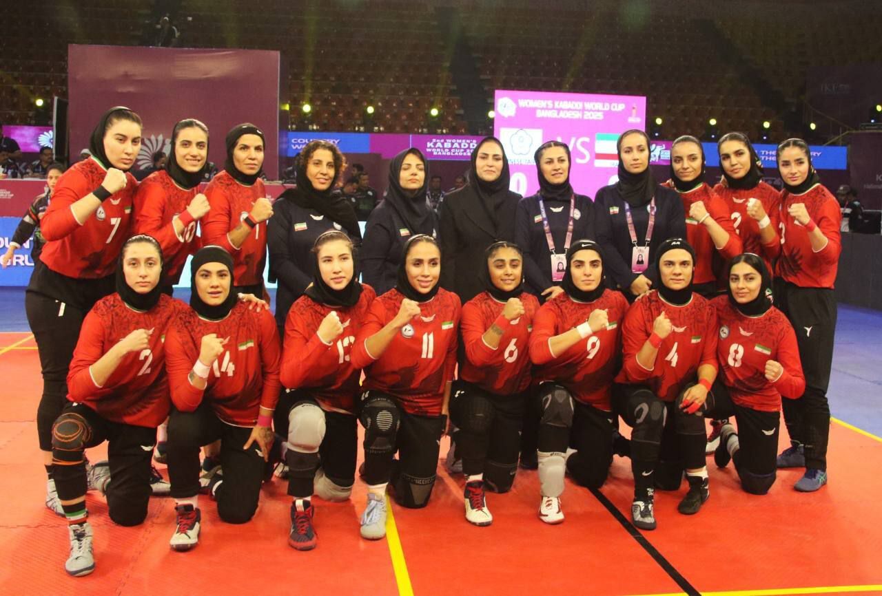 صعود طوفانی کبدی بانوان ایران به نیمه‌نهایی؛ فردا، دیدار نفس‌گیر با هند