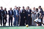 توسعه زیرساخت‌های ورزشی در بوموسی با بهره‌برداری از دو زمین چمن تازه و بازدید یک‌روزه وزیر ورزش