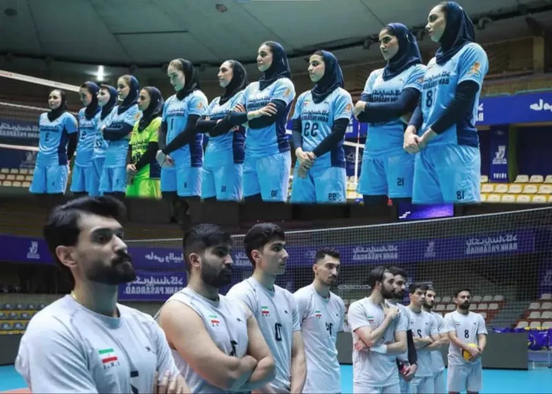 حضور رسمی والیبالیستهای ایران در ریاض برای آغاز بازیهای همبستگی