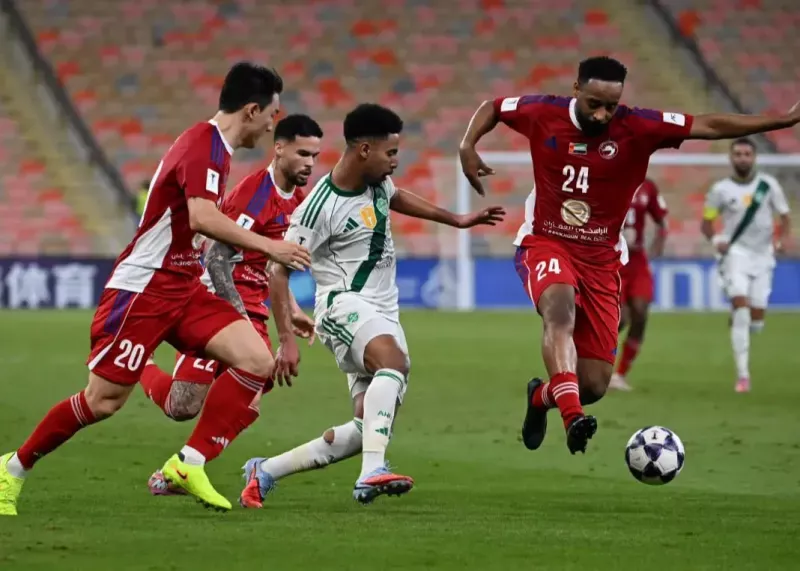 شارجه مسیر آسیا را تکان داد پایان رکورد ۱۶۸۴ روزه الاهلی با گل دیرهنگام کامارا