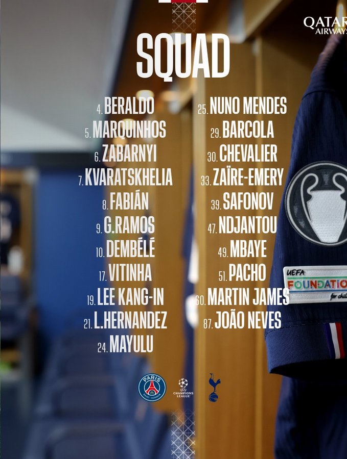 بازگشت عثمان دمبله به فهرست پاری سن ژرمن برای مصاف تاتنهام