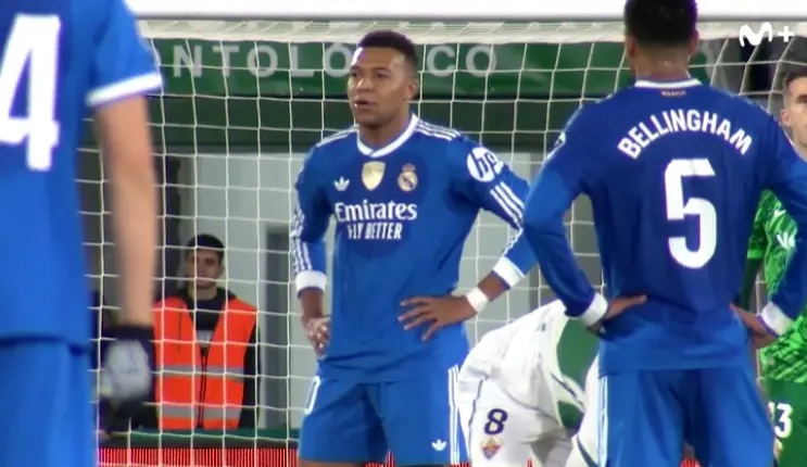 تنش‌های پنهان امباپه در توقف رئال مادرید برابر الچه و اعتراض‌های جنجالی پس از سوت پایان